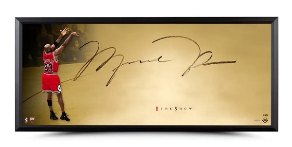 Michael Jordan Autographed The Show “Shot of Gold”