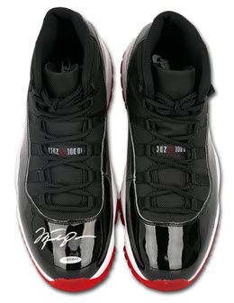 MJ RETRO SIGNED From Above