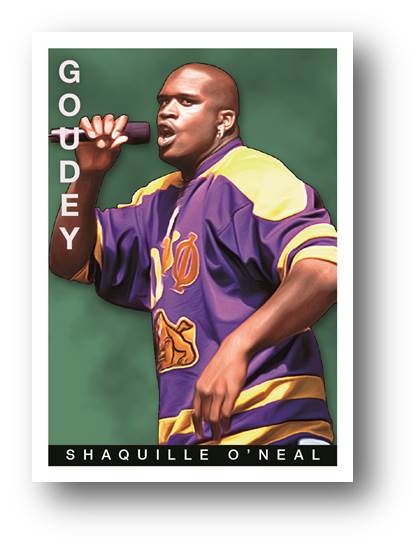 Shaquille O'Neal 2015 Goodwin Champions Card