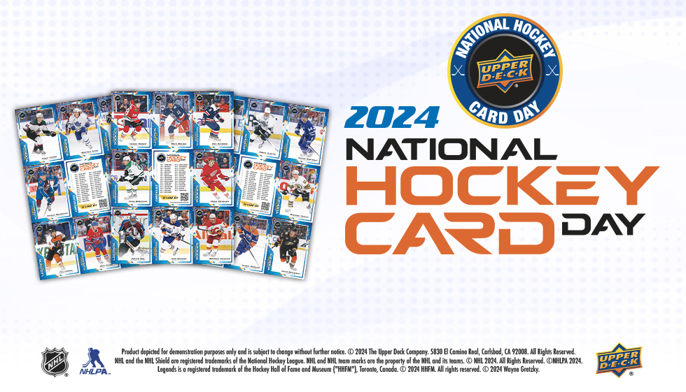 National Hockey Card Day 2024 | Pick up a pack of Upper Deck Cards!