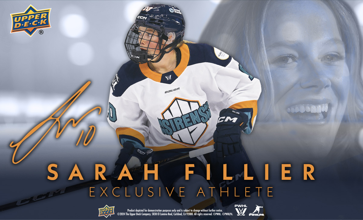 Upper Deck, Official Licensee of PWHL Collectibles, Teams Up with New York Sirens Star and 2024 #1 Overall Selection Sarah Fillier for Exclusive Agreement