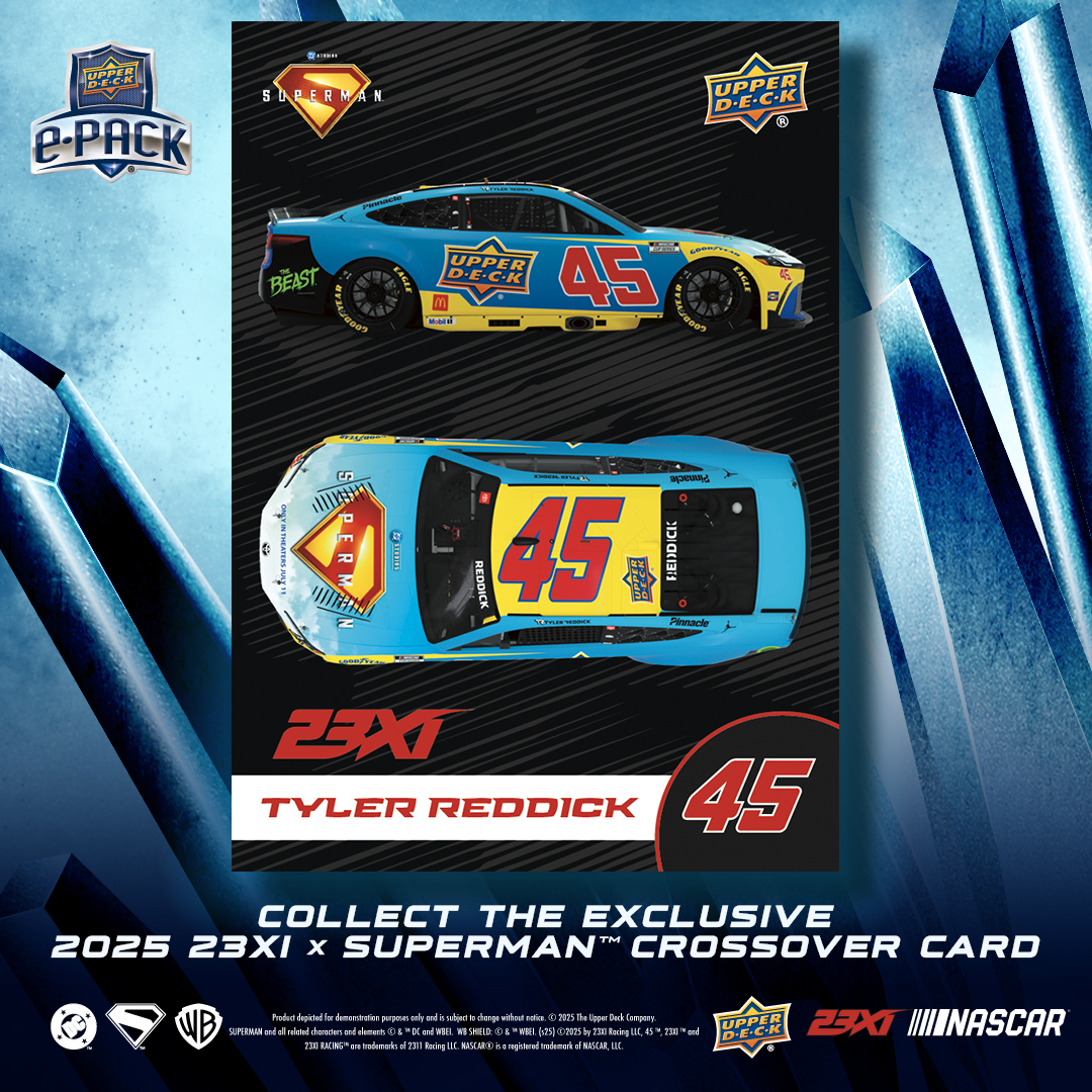 UPPER DECK CELEBRATES SUMMER OF “SUPERMAN” WITH EXCLUSIVE COLLABORATION BRINGING TOGETHER THE WORLDS OF SPORTS AND ENTERTAINMENT