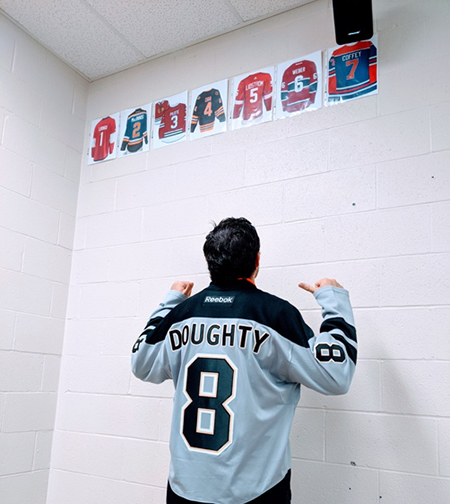 james samson hockey teacher 100 day party doughty