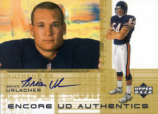 2000-Encore-Authentic-Autographed-Brian-Urlacher-Upper-Deck-signed