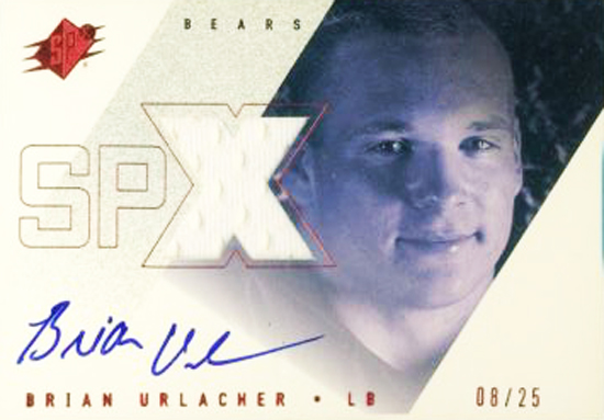 2000-SPx-Rookie-Autograph-Jersey-Card-Brian-Urlacher