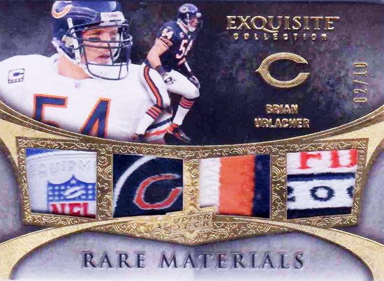 2009-Exquisite-Collection-Quad-Patch-Brian-Urlacher-Upper-Deck