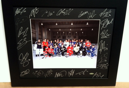 2010-NHLPA-Rookie-Showcase-Autograph-Upper-Deck-Framed-Photo-Black-Mat