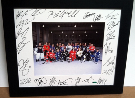 2010-NHLPA-Rookie-Showcase-Autograph-Upper-Deck-Framed-Photo-White-Mat