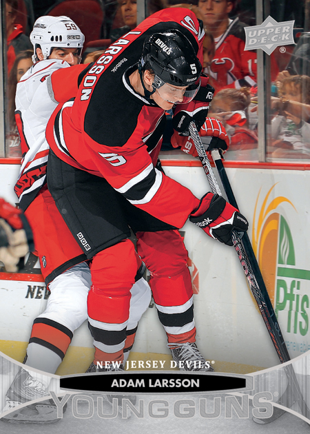 2011-12-NHL-Upper-Deck-Series-One-Young-Guns-Rookie-Larsson-227