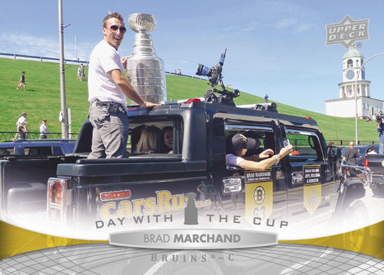 2011-12-NHL-Upper-Deck-Series-Two-Day-With-The-Cup-Brad-Marchand
