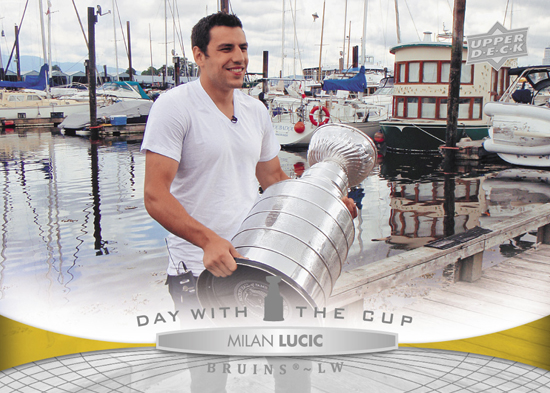 2011-12-NHL-Upper-Deck-Series-Two-Day-With-The-Cup-Milan-Lucic
