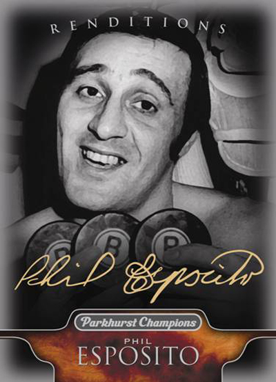 2011-Parkhurst-Champions-Black-White-Renditions-Phil-Esposito-Autograph