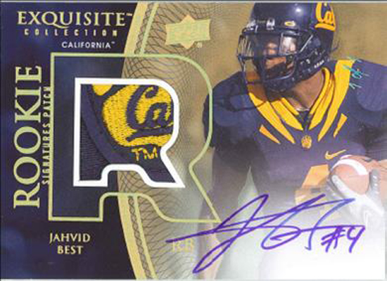 2011-Upper-Deck-Exquisite-Football-Rookie-Signature-Patch-Jahvid-Best