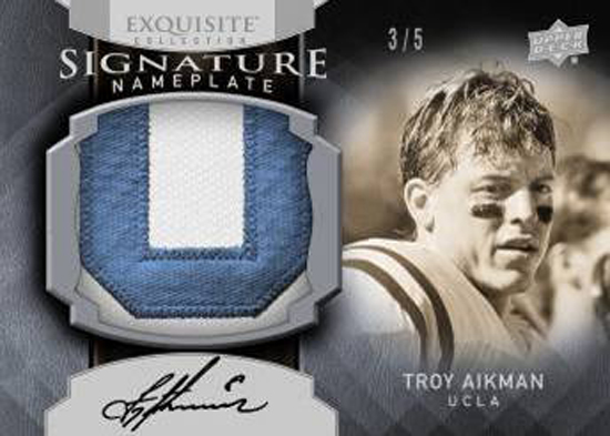 2011-Upper-Deck-Exquisite-Football-Signature-Nameplate-Troy-Aikman