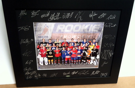 2012-NHLPA-Rookie-Showcase-Autograph-Upper-Deck-Framed-Photo-Black-Mat