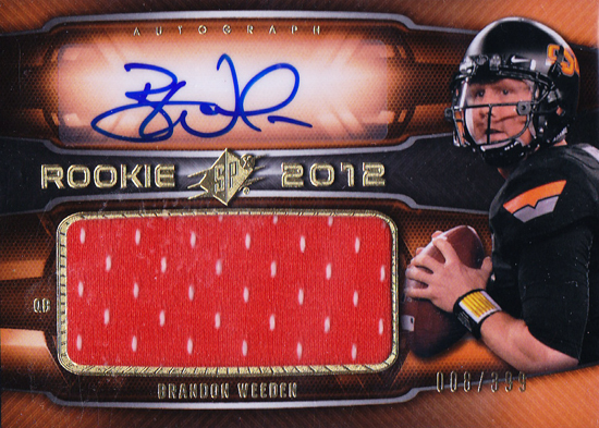 2012-Upper-Deck-SPx-Brandon-Weeden-Autograph-Rookie-Jersey-Card 2012-Upper-Deck-SPx-Brandon-Weeden-Autograph-Rookie-Jersey-Card