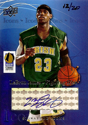 2013-National-Sports-Collectors-Convention-Diamond-Club-Event-LeBron-James-Autograph