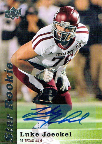 2013-Upper-Deck-Football-Autograph-Star-Rookie-Luke-Joeckel