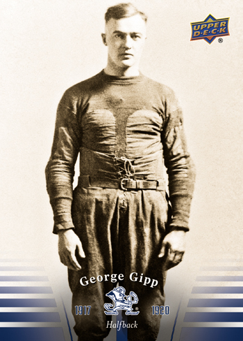 2013-Upper-Deck-Notre-Dame-Football-George-Gipp
