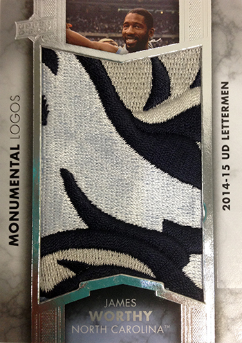 2014-15-Upper-Deck-Letterman-Basketball-Monumental-Logos-James-Worthy