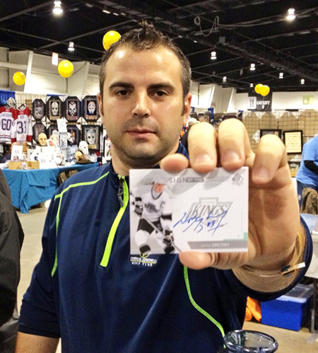 2014-Fall-Sportscard-Memorabilia-Expo-Upper-Deck-Booth-Big-Pull-Gretzky-Autograph-SPA
