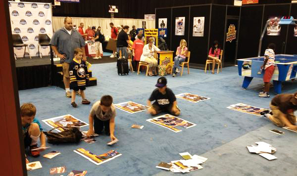 2014-National-Sports-Collectors-Convention-Upper-Deck-Kids-Children-Games-Fun-Engagement-2