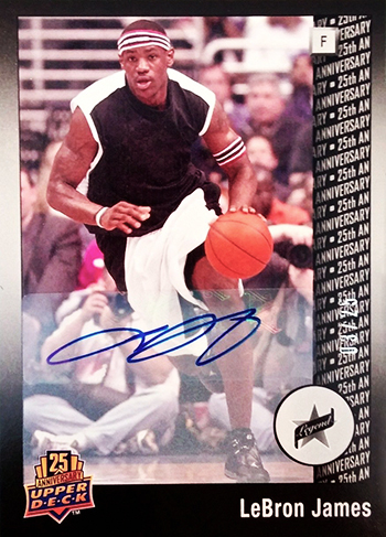 2014-Upper-Deck-25th-Anniversary-Set-Autograph-Silver-Celebration-LeBron-James