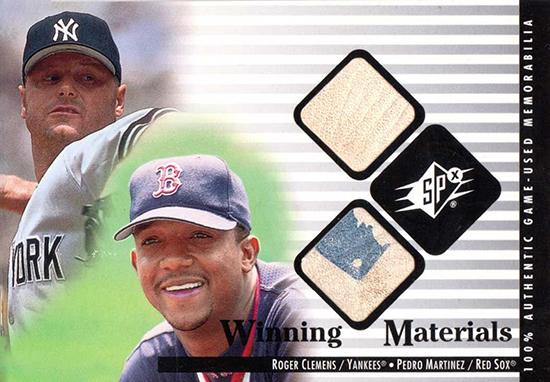 2015-Baseball-Hall-of-Fame-Pedro-Martinez-Roger-Clemens-Game-Used-Ball-Card