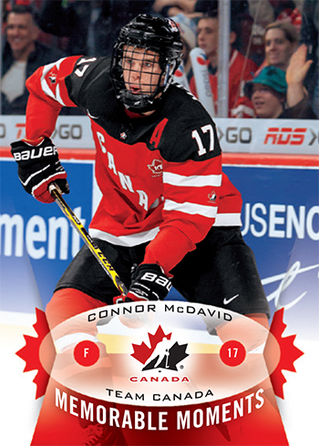 2015-Upper-Deck-Spring-Expo-Memorable-Moments-Card-Connor-McDavid-Team-Canada-1