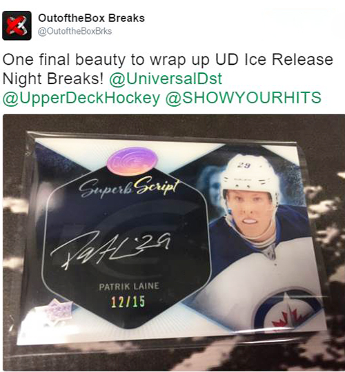 2016-17-NHL-Upper-Deck-Ice-Patrik-Laine-Superb-Script-Autograph