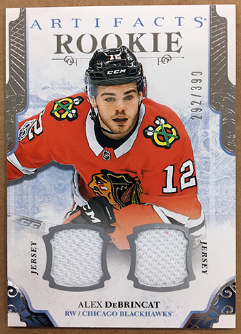 2017-18-NHL-Artifacts-Rookie-Redemption-Exchange-Jersey-Alex-DeBrincat