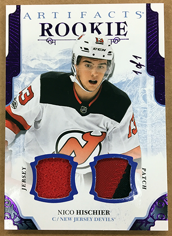 2017-18-NHL-Artifacts-Rookie-Redemption-Exchange-Jersey-Patch-Nico-Hischier