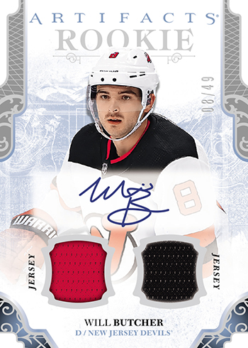 2017-18-NHL-Upper-Deck-Artifacts-Rookie-Redemption-Jersey-Jersey-Autograph-Will-Butcher
