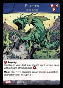 2017-upper-deck-marvel-vs-system-2pcg-monsters-unleashed-card-preview-plot-twist-flatten