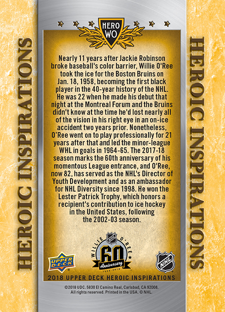 2018-Upper-Deck-Heroic-Inspiration-Willie-ORee-Boston-Bruins-60-Year-Anniversary-Back