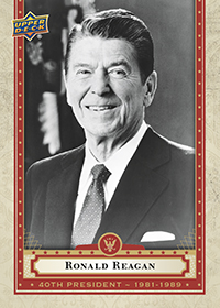 Ronald Reagan Presidential Card
