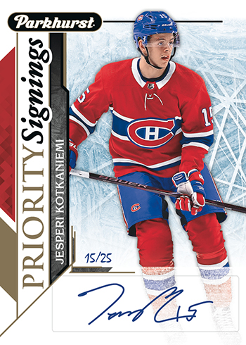 2019 upper deck parkhurst signings autograph trading card spring expo toronto