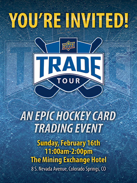 upper deck trade tour hockey card show