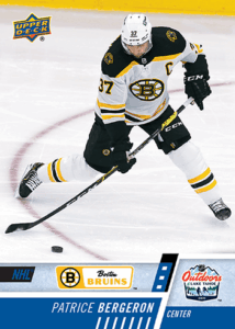 NHL Outdoor Games at Lake Tahoe - Patrice Bergeron Card