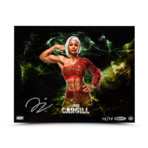 Jade Cargill flexing AEW