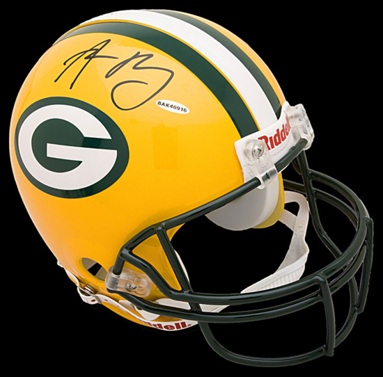 Aaron Rodgers Autographed UDA Packers Helmet Aaron Rodgers Autographed UDA Packers Helmet