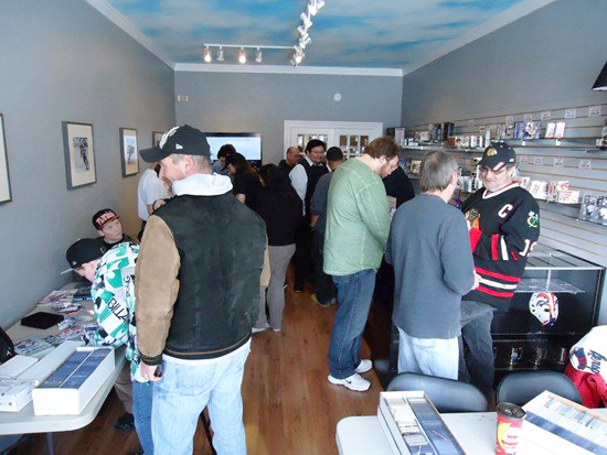 Breakaway-Sports-Cards-Hamilton-On-Trade-Day-Busy-Shop