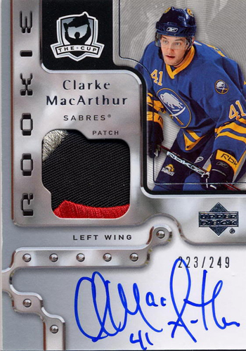 CCBlog - Clarke MacArthur Buffalo Sabres The Cup Rookie Autograph