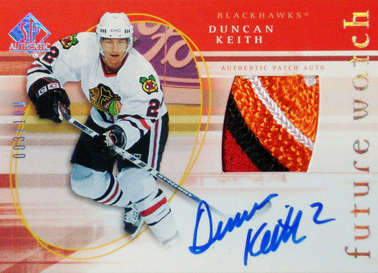 Chicago-Blackhawks-05-06-NHL-SP-Authentic-Duncan-Keith-Rookie-Autograph-Patch-Card