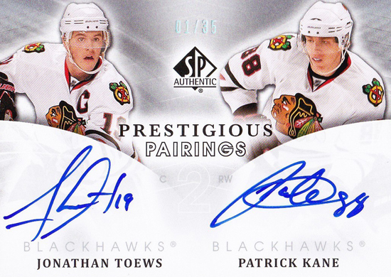 Chicago-Blackhawks-11-12-NHL-SP-Authentic-Prestigous-Pairings-Toews-Kane-Autograph-Card