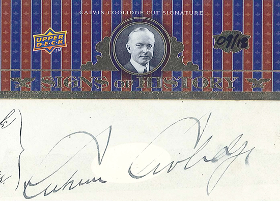 Expired-Redemption-Raffle-Signs-of-History-Cut-Signature-Calvin-Coolidge Expired-Redemption-Raffle-Signs-of-History-Cut-Signature-Calvin-Coolidge