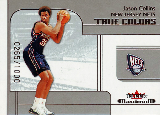 First-Gay-Athlete-Jason-Collins-2001-02-Fleer-Maximum-True-Colors-Card