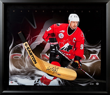 Group-Gift-Idea-Dad-Father-Upper-Deck-Authenticated-Autographed-Easton-Stick-Blade-Ice-Colde-Framed