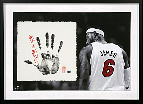 Group-Gift-Idea-The-Man-Who-Has-Everything-Autographed-LeBron-James-Tegata-Memorabilia