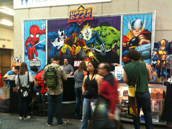 Upper Deck Booth Comic-Con 2012